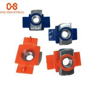 Factory Price Galvanized Plastic Wing Nut /Spring Channel Nut for Construction, Machinery