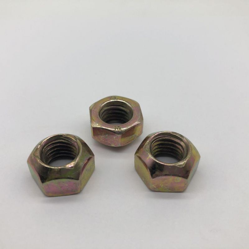 DIN980 M10 Hex Lock Nut Stamping Three Points Locking Nut