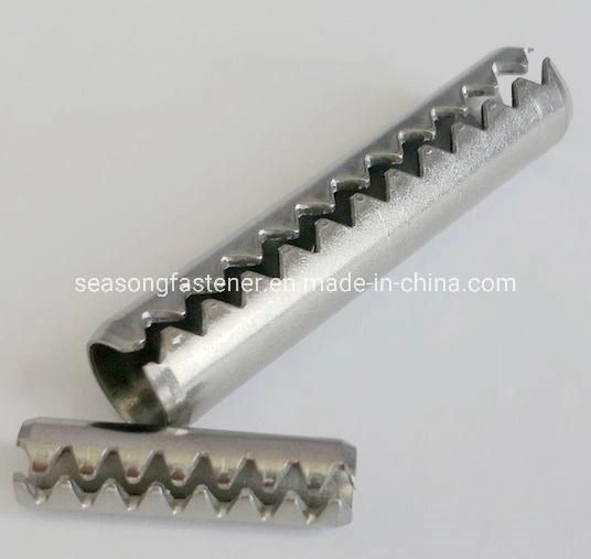 Stainless Steel Spring Pin / Serrated Pin / Tooth Pin