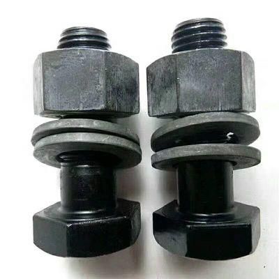 China Wholesale Fastener Hardware Directly Hex Lag Bolts Manufacture Plain Black Hex Bolt and Nut