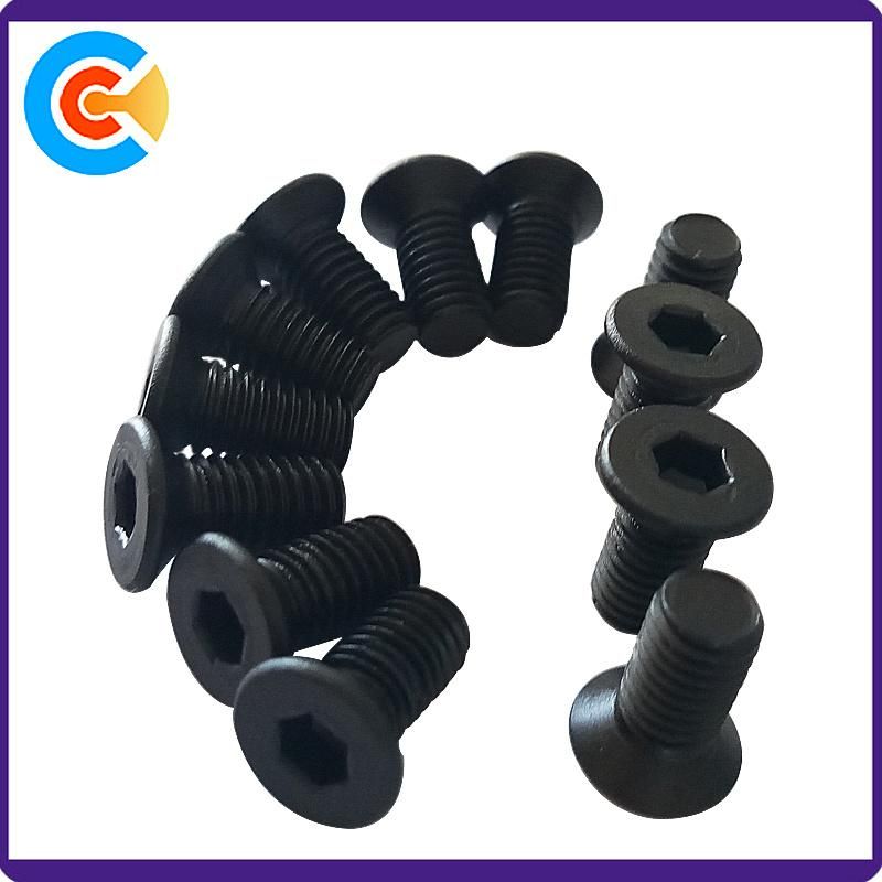Carbon Steel Hex Socket Allen Square Flat Head Machine Screw