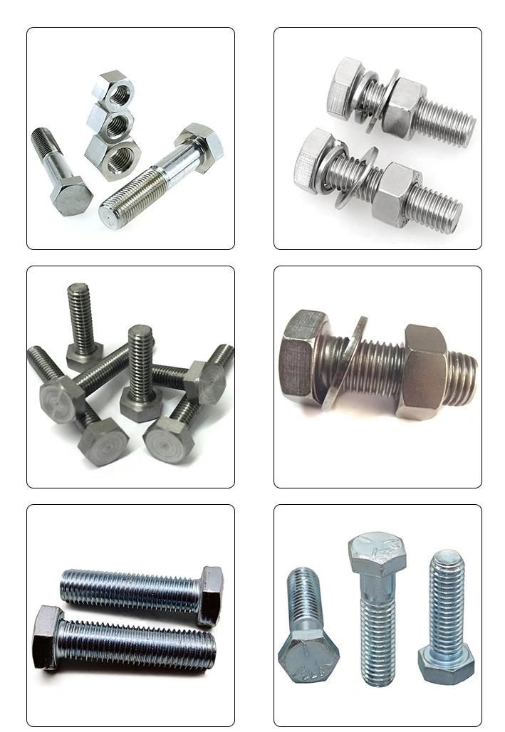 Wholesale Quality 304 Stainless Steel Extension Screw Hex Bolts and Nuts Set