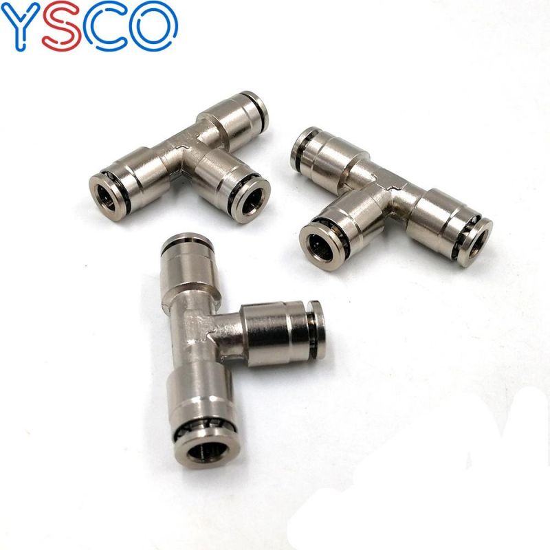 Ys Quick Slip Lock Tee Tube Connector for Mist Cooling System