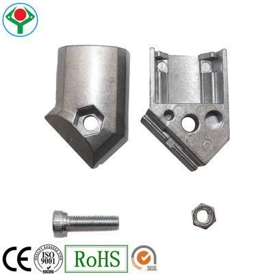 Factory Hardware Aluminum Pipe Fitting Aluminiun Connector Quick Couplings for Pipe Joint System