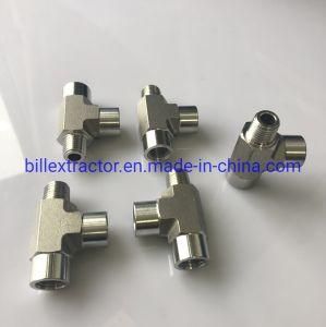 Stainless Steel 316L 1/4inch Compression Fittings of Tee