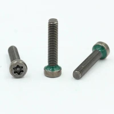 Zinc Plated Pan Round Head Safety Torx Screw with Pin Security Screw