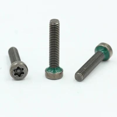 Zinc Plated Pan Round Head Safety Torx Screw with Pin Security Screw