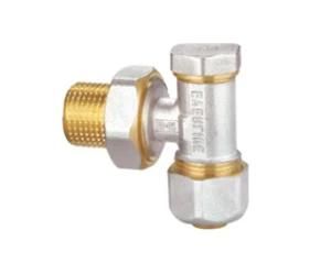 Brass Body Return Radiator Valve for Pex-Al Pipe