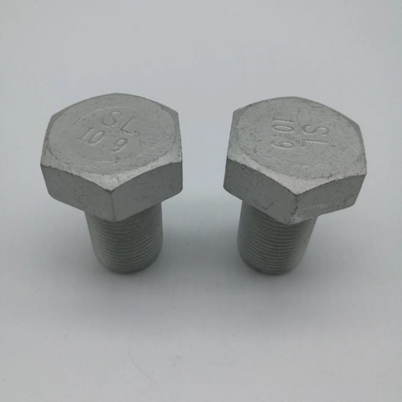DIN961 Carbon Steel Hex Bolts Fine Threads 10.9 Grade