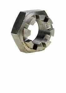 M6 Blue White Zinc Plate or Black DIN979 Slotted Thin Nuts