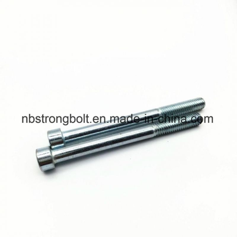 Hexagon Head Cap Screw DIN912 Class 8.8 with White Zinc Plated Cr3+