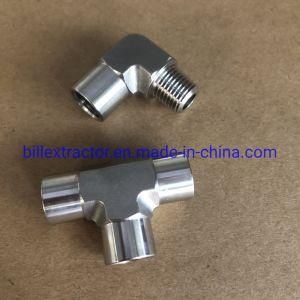 Stainless Steel 304 316L Compression Pipe Fitting Elbow and Tee