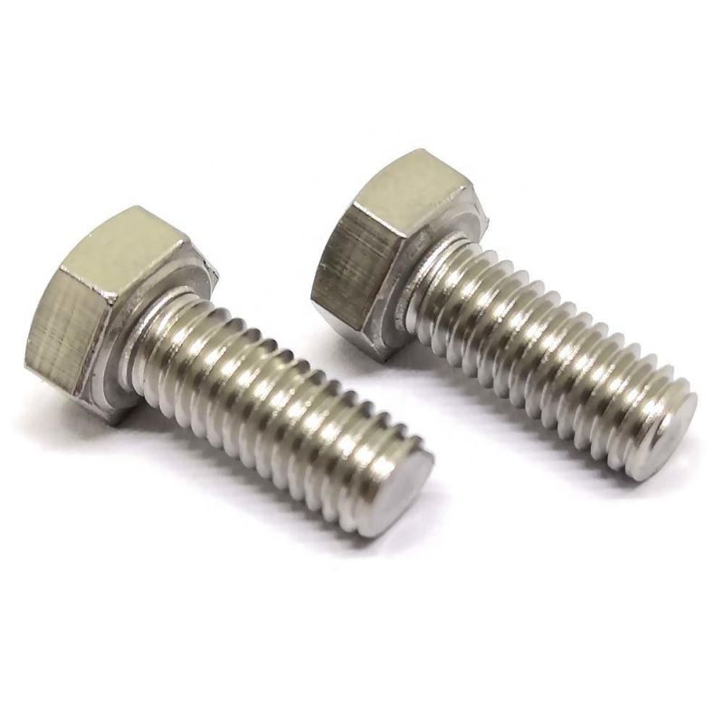 ASME B18.2.1 Hex Head Bolt Hex Cap Screw Stainless Steel 304 316 Full Thread