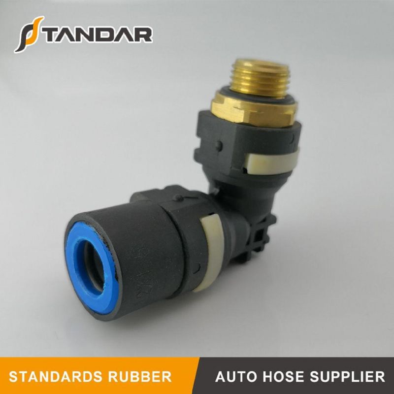 Four Button Hydraulic Pneumatic Air Quick Connect Push-in Coupling Fittings for Volvo System