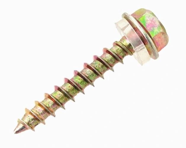 Yellow Hexagon Head Self Tapping Screw with High Quality
