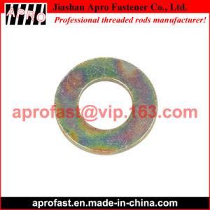 Yellow Zinc Plated Steel SAE Flat Washer