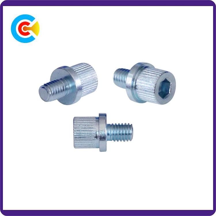 DIN/ANSI/BS/JIS Carbon-Steel/Stainless-Steel Inner Hexagon Knurled with Screws for Building Railway