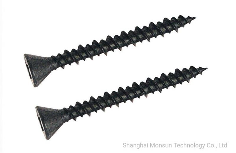#2 Square Trim Head Gray/Black Phosphated Hi-Low Thread Underlayment Screw