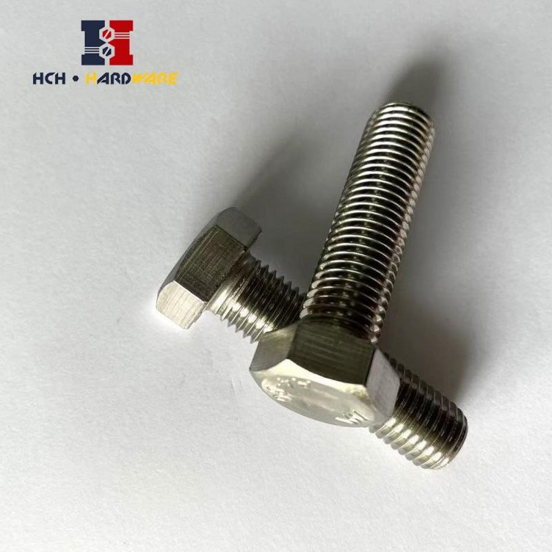 SS304 Hex Tap Bolt, Stainless Steel A2-70 Hexagon Bolts, Cap Screw, Hex Bolts