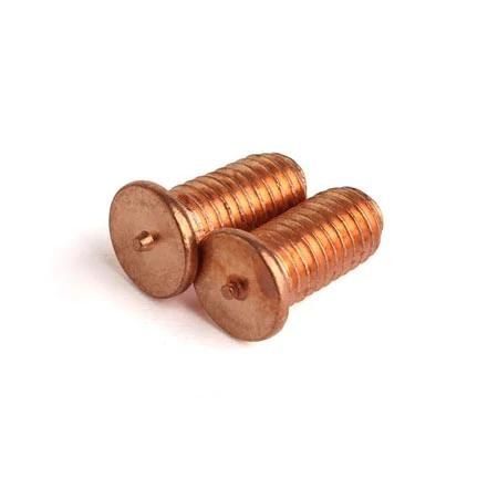 Hot Sale Fh Copper/Brass Weld Screw Welding Threaded Stud M3-M8