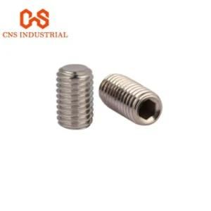China Stainless Steel A2 A4 Hex Socket Long Set Screw with Cone Point DIN913