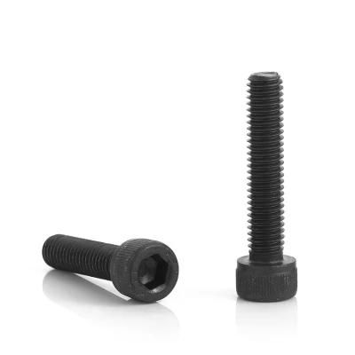 Grade 12.9 Black Colored M2 M3 M4 M5 M6 M8 M10 M12 M14 M16 M18 M20 M24 Full Thread Hex Socket Head Cap Screw Allen Key Bolt