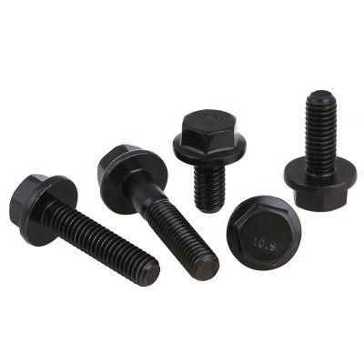 China Factory 10.9 Grade DIN 6921 Hex Flange Bolts with Serrated