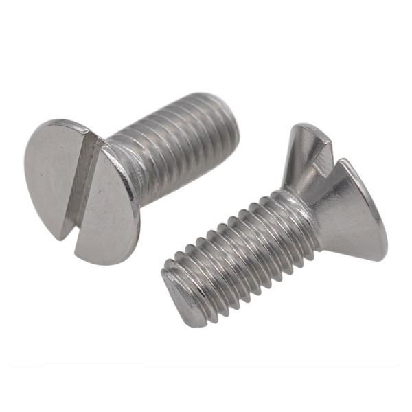 Stainless Steel DIN963 M1-M20 Slotted Countersunk Head Machine Screw