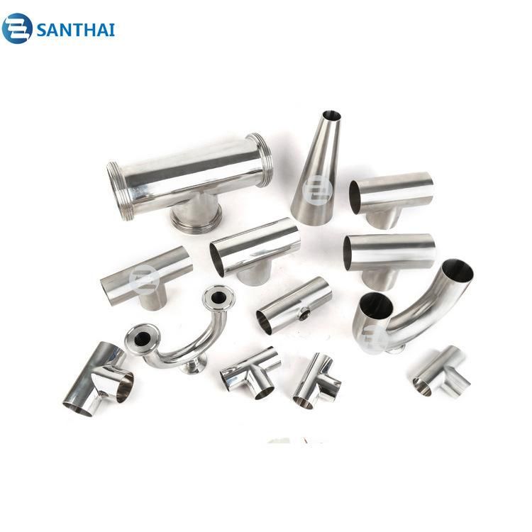 Santhai Brand Sanitary Stainless Steel SS304/SS316L Weld Concentric Reducer
