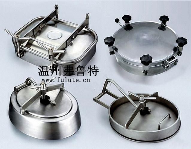 Sanitary Stainless Steel Non Pressure Round Tank Manway Door