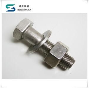 Stainless Steel DIN933 Hex Bolt with Nut and Washer