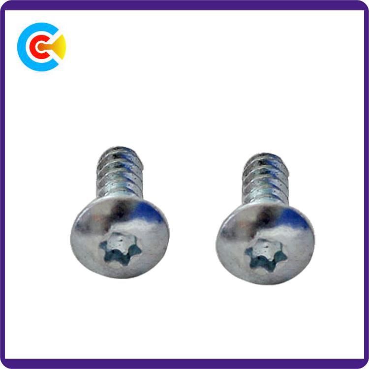 GB/DIN/JIS/ANSI Stainless-Steel/Stainless-Steel 4.8/8.8/10.9 Galvanized Triangle Screw for Machinery Industry Fasteners