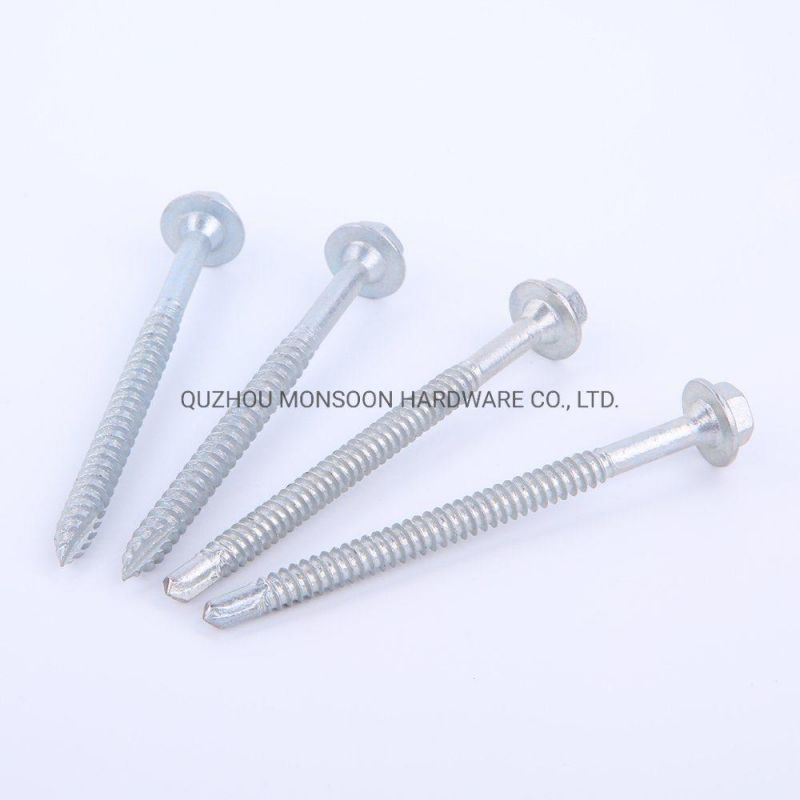 Hex Washer Self-Tapping Screws with Countersunk Head
