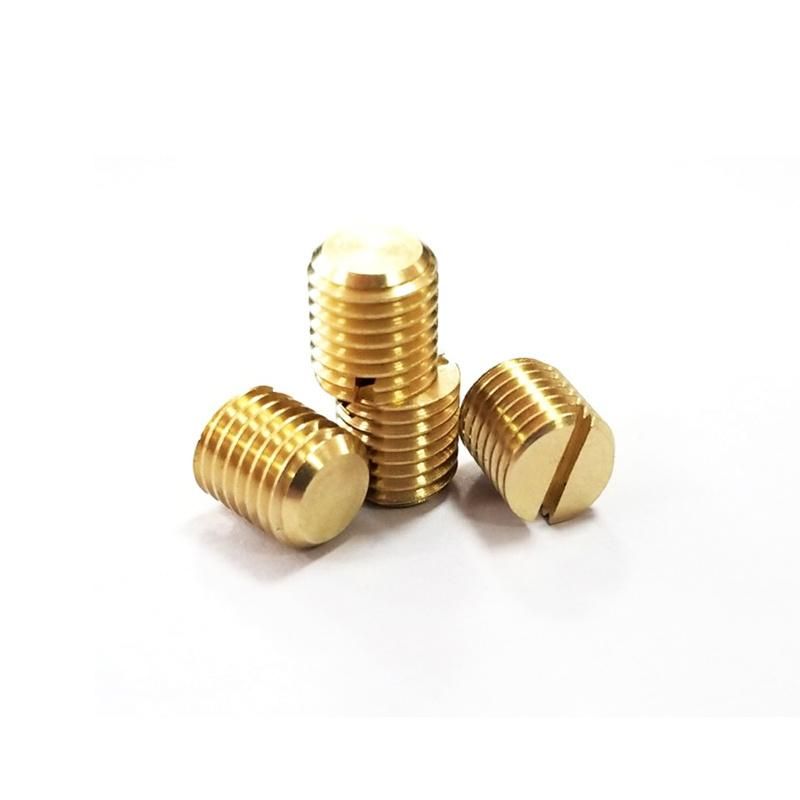 DIN553 Stainless Steel A2/A4 Slotted Set Screws with Cone Point
