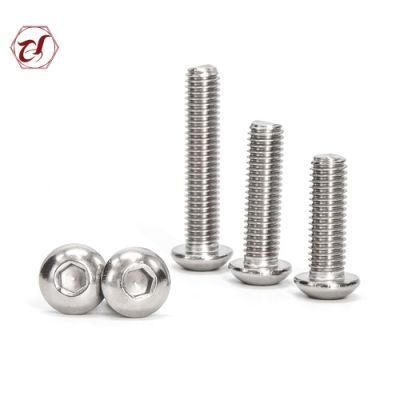 A4 SS316 1.4401 Stainless Steel Hex Scoket Button Head Screw