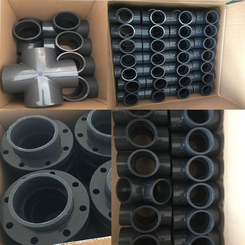 110mm 315mm DIN Pn16 PVC Pipe Fitting Van Stone Flange for Water Supply