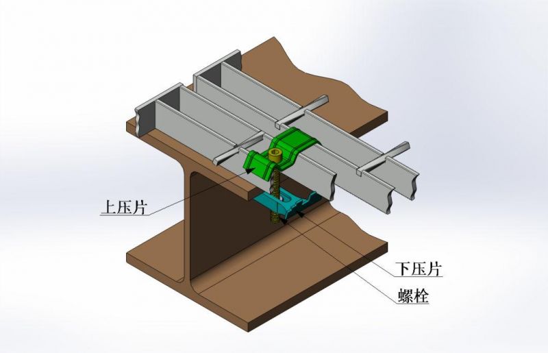 Grating Clip for Fix Metal Grating FRP Grating Building Material on Offshore Rig Platform