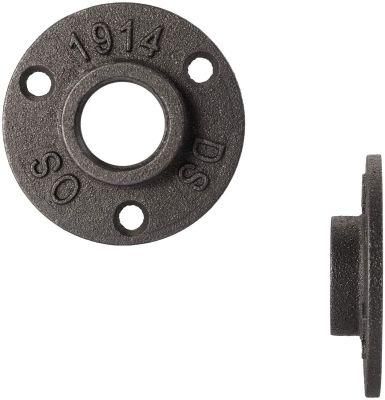 Cast Iron Grey Steel Floor Threaded Flange for Industrial Lamps