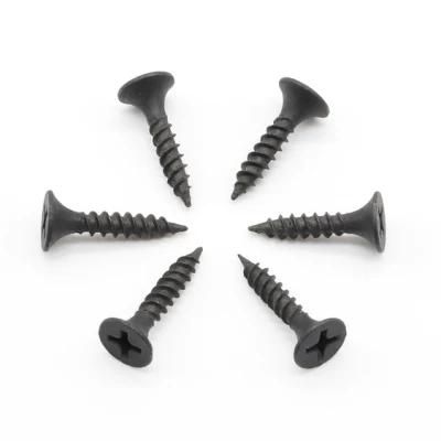 Factory Supply 3.5*25mm C1022A Factory Price Phillips Black Bugle Head Drywall Screw