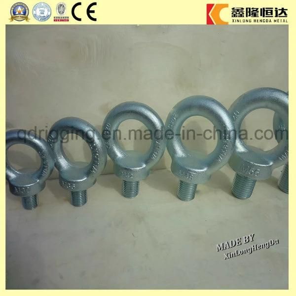 China Factory Regular Nut Eye Bolts DIN580 Rigging Hardware