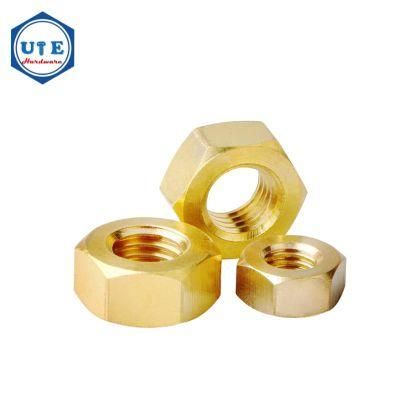 2021 Hot Sales Bolts Nuts Hardware Products Brass Hex Nut DIN934