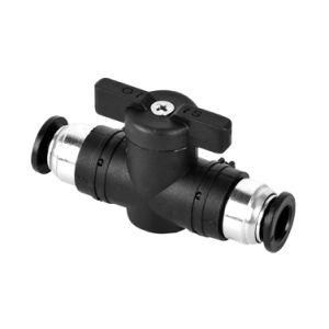 Neumatic Ball Valve, Push to Connect Fitting Air Flow Control Valve Straight Quick Connect Union