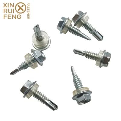 White/Yellow Zinc Plated/Nickel Plated/Dacromet Hardware Fittings Self Drilling Screw