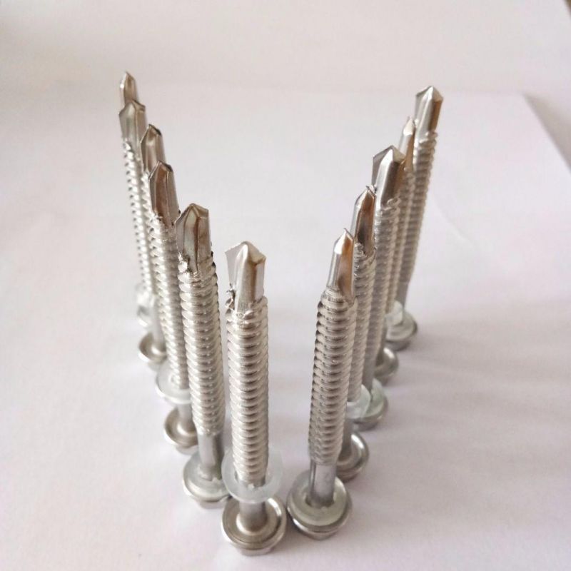 Hex Washer Head Self Tapping Screw with EPDM Bonded