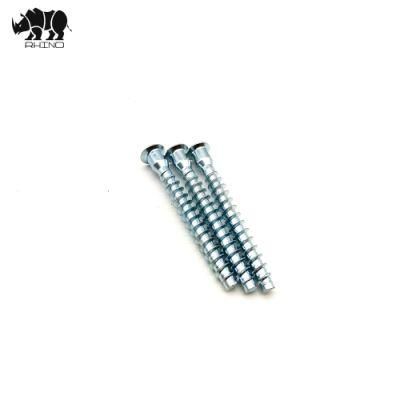 Flat Head Furniture Confirmat Screw Reliable Euro Confirmat Wooden Insert Screw