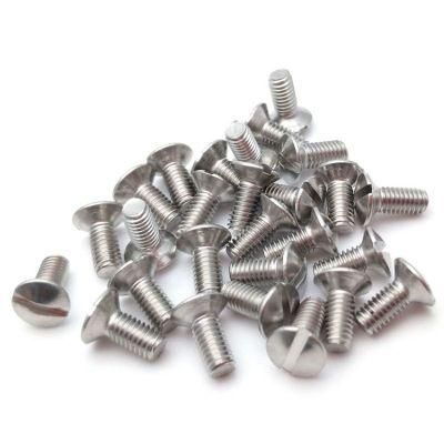 Precision Small Stainless Steel Raised Countersunk Oval Head Machine Screws