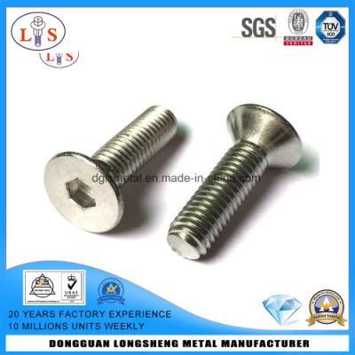 Hot Selling 304 Stainless Steel Flat Head Flange Thread Bolts