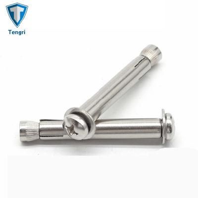 Stainless Steel Phillip Pan Head Expansion Anchor Bolt for Construction