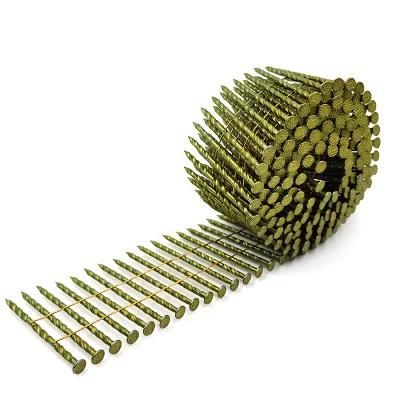 Vinyl Coated Coil Nail, Small Head, Smooth Shank, Twist Shank and Ring Shank
