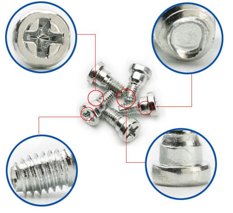 Customized Zinc Plated Low Cap Head Phillips Shoulder Machine Taptite Screws
